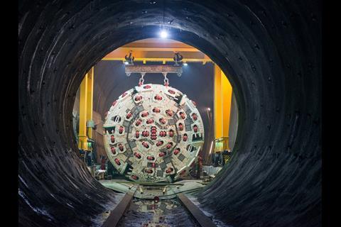 The Brenner Base Tunnel is cited as an EU-funded cross-border high speed line project.
